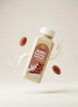 Susu Kurma Less Sweet Bottle 250ml